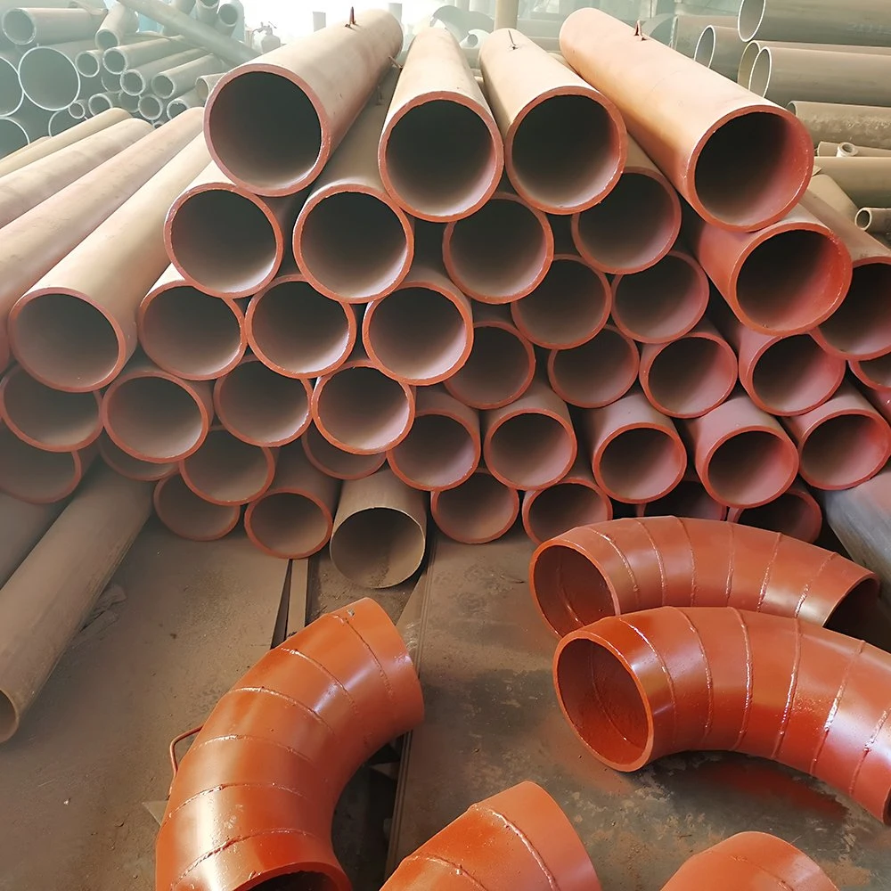 Wear-Resistant Corundum Ceramic Elbow for Steel Industry