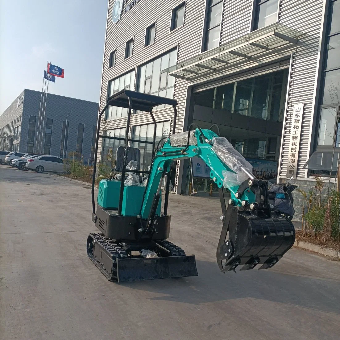 Ht10c 1000kg mini-excavateur l'Agriculture de l'équipement du tracteur de ferme avec un marteau