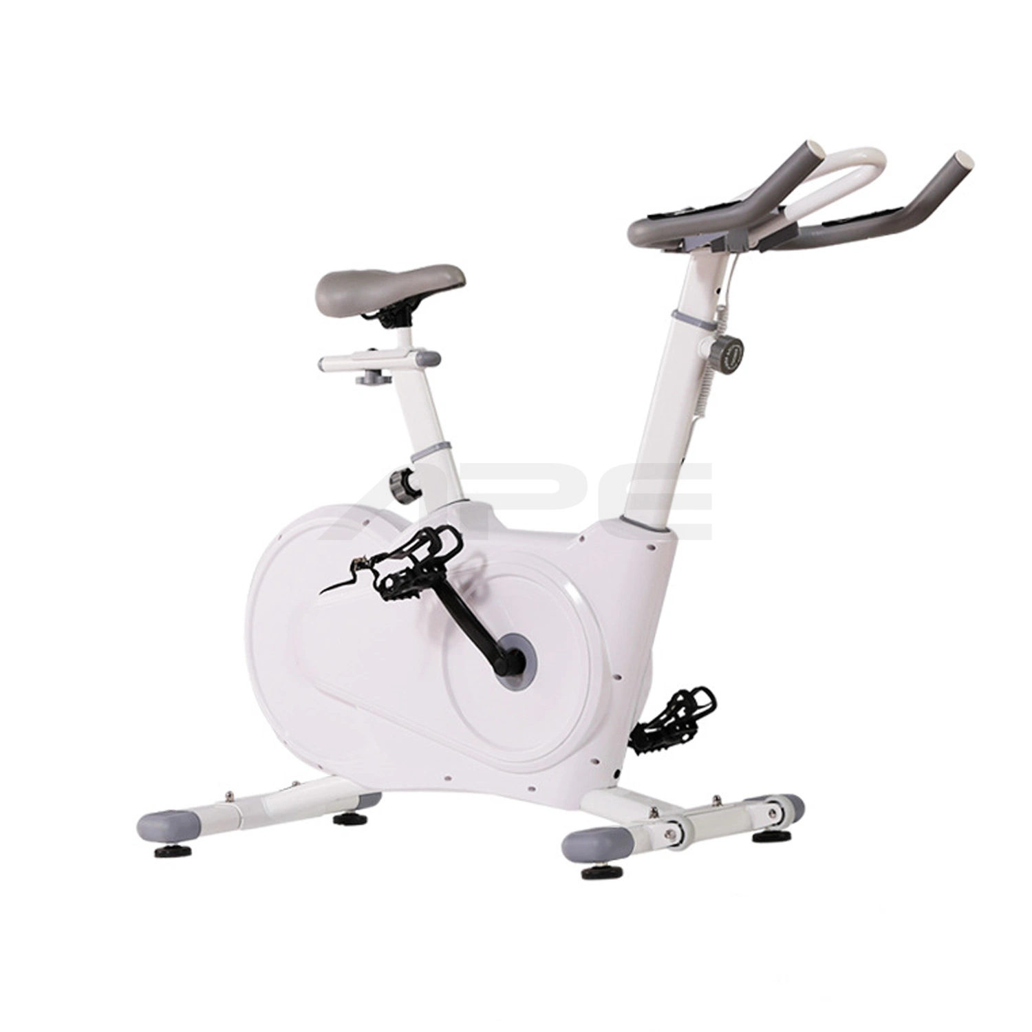 Ape Fitness Beautiful White Stable and Super Silent Magnetic Bikes