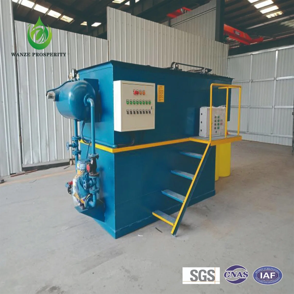 Food Factory Special Daf Dissolved Air Float Sewage Treatment Equipment