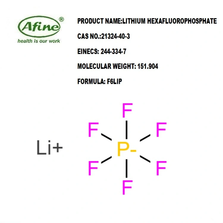 CAS 21324-40-3 Lithium-Hexafluorophosphat / 1,0 M Lipf6 DEC / 1,0 M Lipf6 DMC / Hexafluoro-, Lithium / Lithium-Hexafluoroph