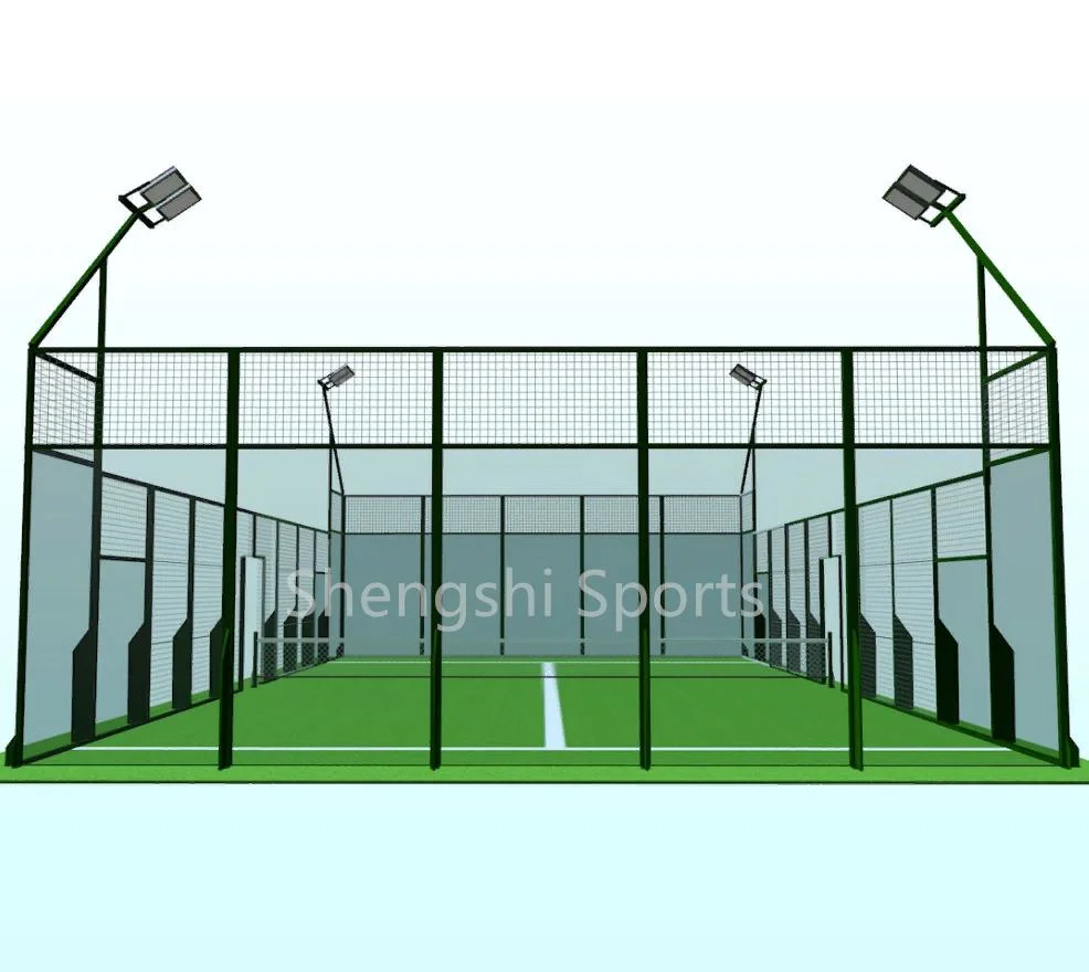Large Indoor Outdoor Sport Court Custom Rectangular Padel Court Paddle Tennis Courts