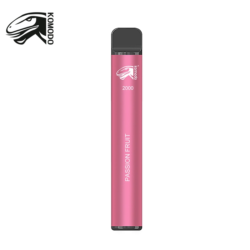 Desechables mayorista Vape Komodo 2000 inhalaciones E el hábito de fumar