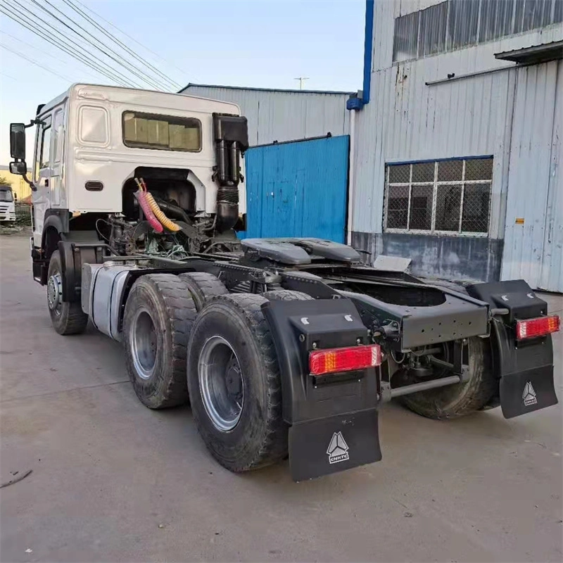 China utilizó camiones pesados HOWO 6X4 Tractor remolque de Tractor de la cabeza Carretilla para vender a África