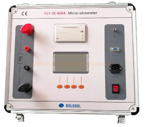 Hochpräziser Mikro-Ohmmeter/Niederkontaktwiderstandsprüfer/Schleifenwiderstandsprüfer 600A