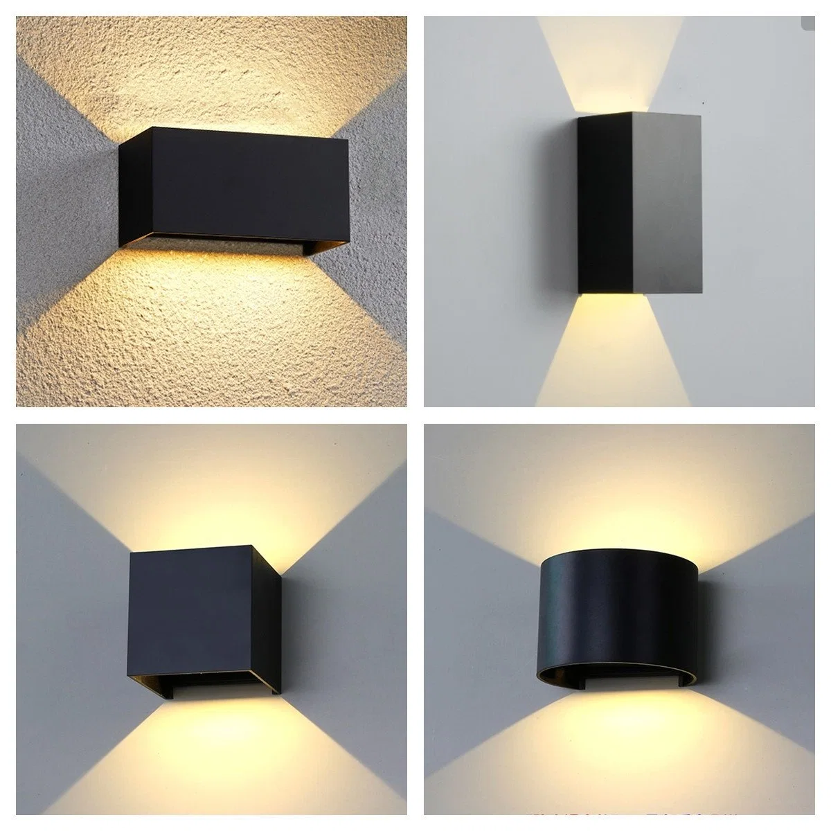 Modern LED Outdoor Wall Light Home Lighting up Down Energy Saving Lamp