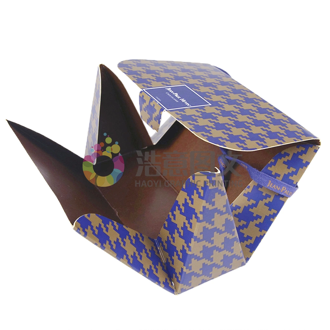 Custom Exquisite Party Valentine Paper Gift Box with Silk Ribbon