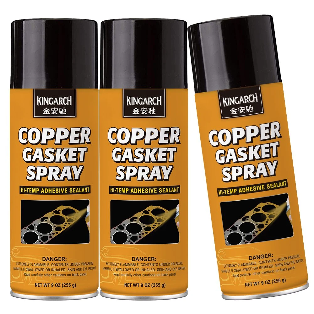 Automotive Sealant Gasket Compound Aerosol Copper Spray Gasket Sealer for Sealing Car Gaskets