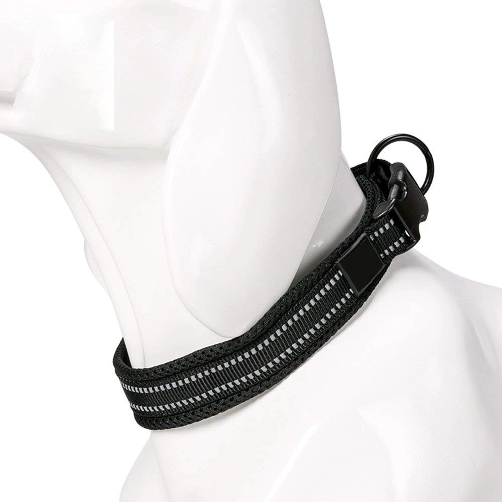 Nylon Webbing with 3m Reflective Material Dog Collar