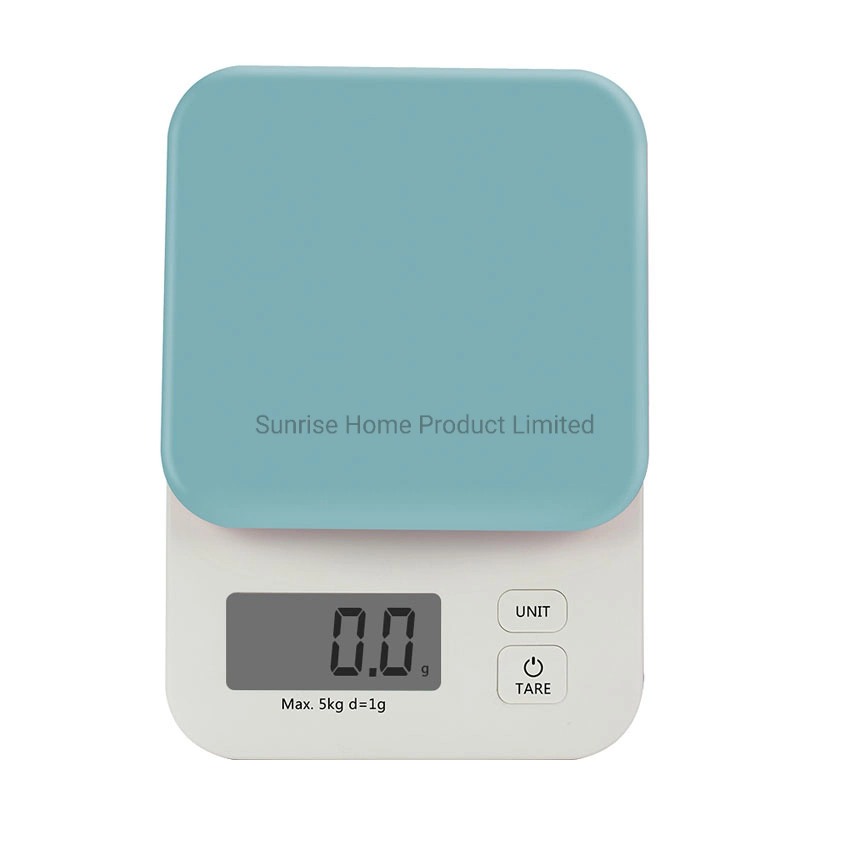 Smart Electronic Food Digital Kitchen Scale with Plastic Platform (SKE287)