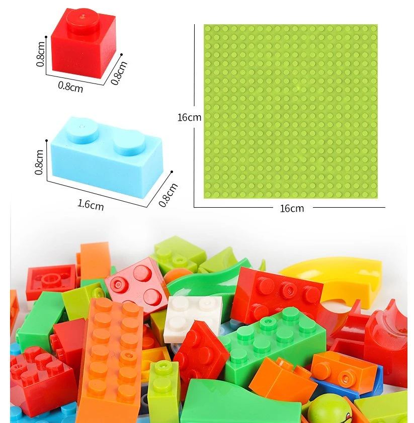 Custom Eco Plastic Molding Compatible Bricks Non-Toxic Children Toy Building Blocks