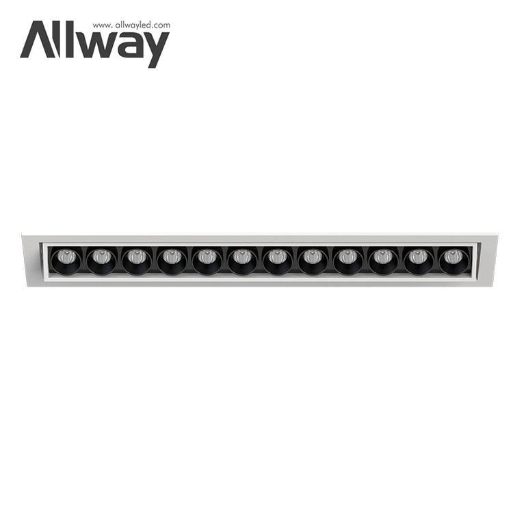 Allway New Arrivals Adjustable Module Frame Moving Head Spot Track Linear Light Indoor LED Downlight