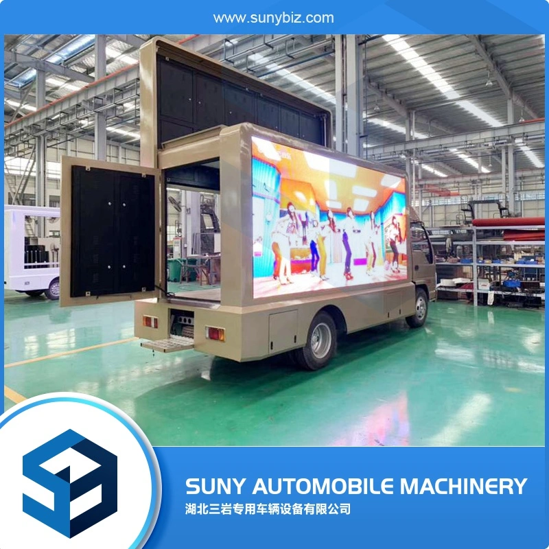 China Lieferant Tansania verwendet Full Color P6 Outdoor Mobile LED Video Truck / Car / Sightseeing Car Van Werbung Display Moving LED Display