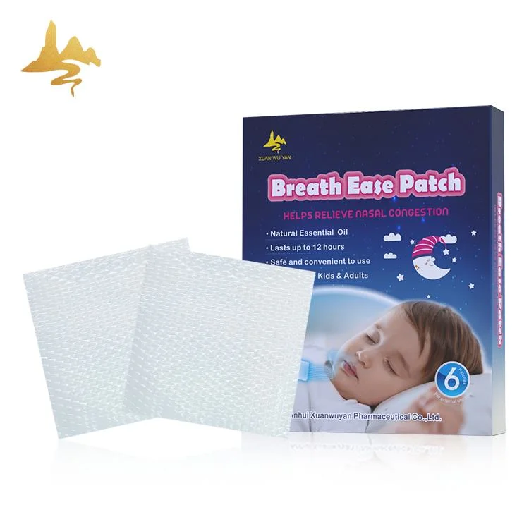 Wholesale Medical Plaster Menthol Hydrogel Breathe Ease Patch for Improve Sleep