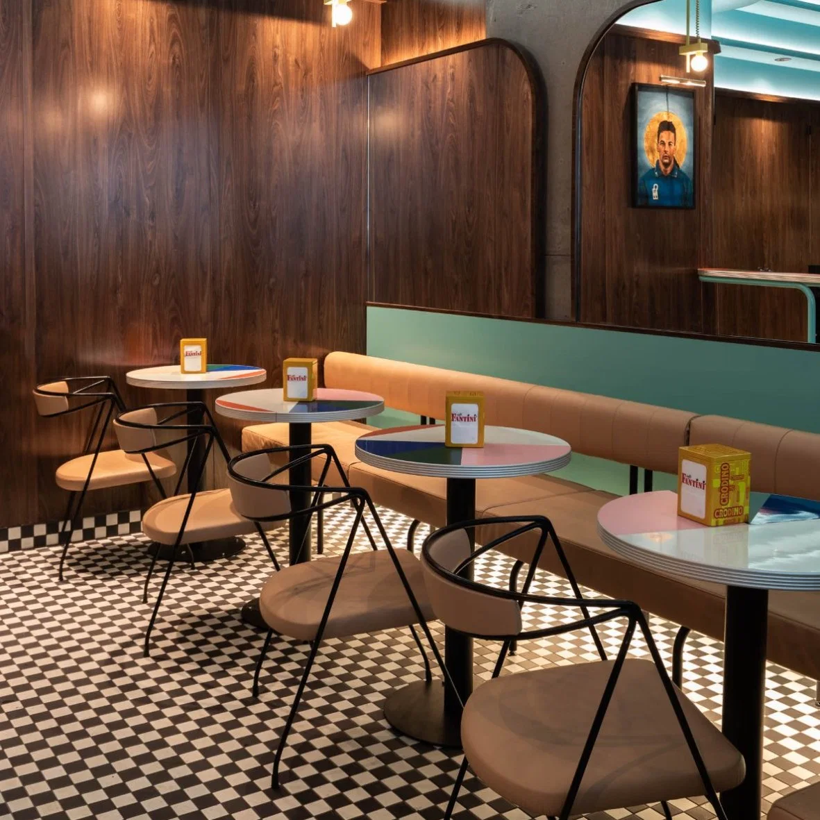 Neue Design-Restaurant Möbel hölzerne Esszimmerstuhl und Tisch