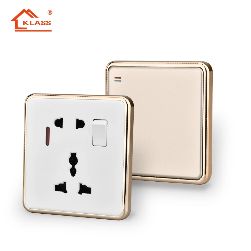 British Standard Electric Wall Switch 1 Gang 1-polig oder 2-Polig