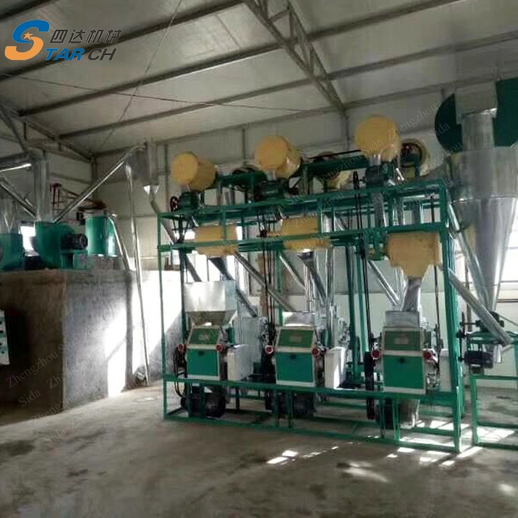 Turn-Key Project Corn Flour Factory with Price 20tons Corn Milling Machine Flour