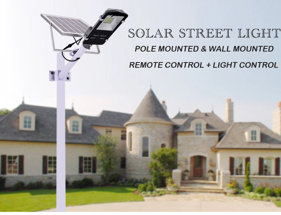 20W 50W 100W 200W Remote LED Solar Street Light Solar Lampen