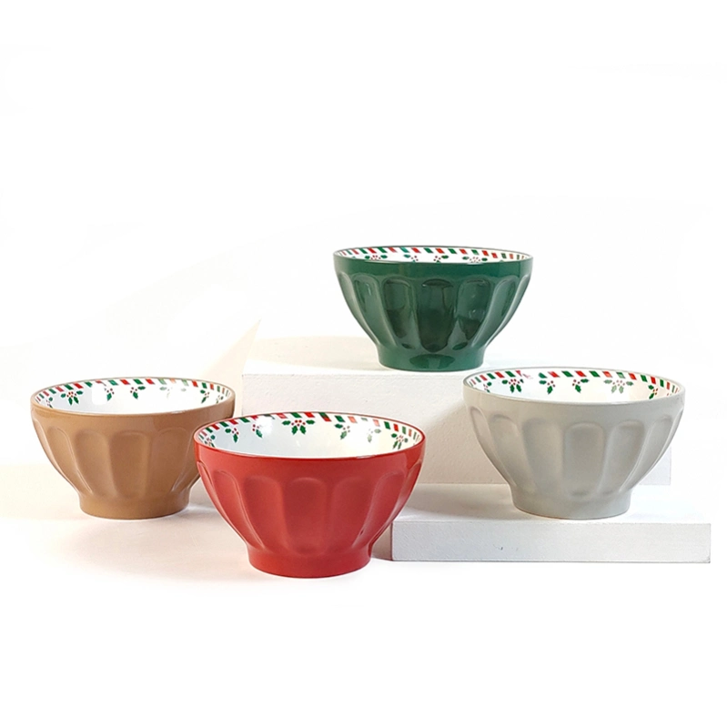 Conjunto de oferta Ceramic Bowl Set Ceramic Japanese for Christmas