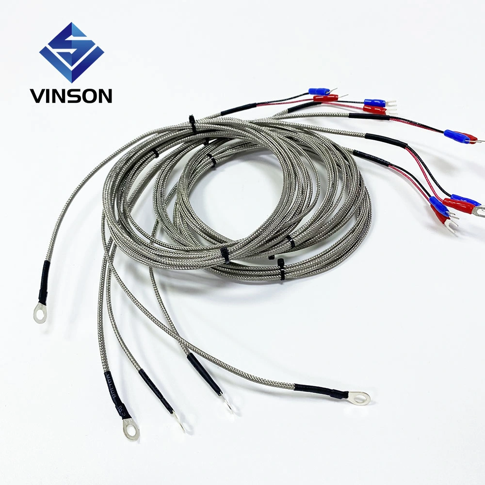 Vinson Classe a 3 fios PT100 4X40mm Sensor térmico de temperatura Resistência RTD termopar