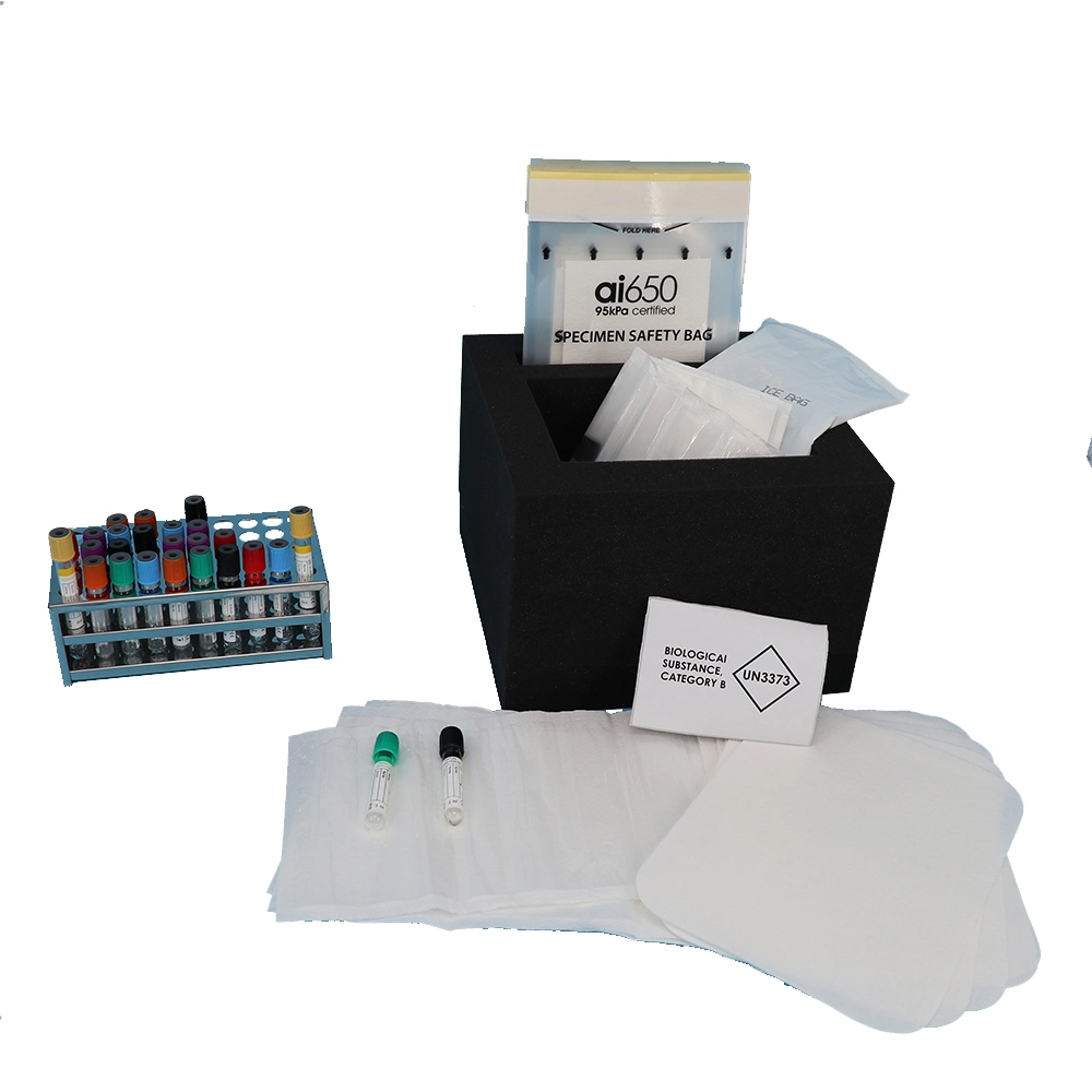 Disposable TPE 95kpa Specimen Transport Bag Use Medical Lab