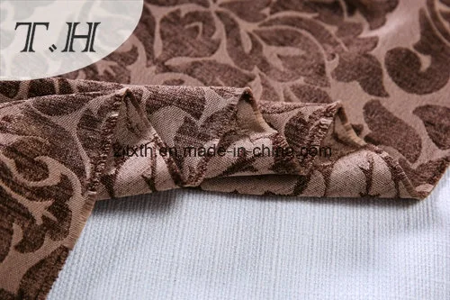 Dyeing Chenille Jacquard Fabric for Chair and Sofa (FTH32093)