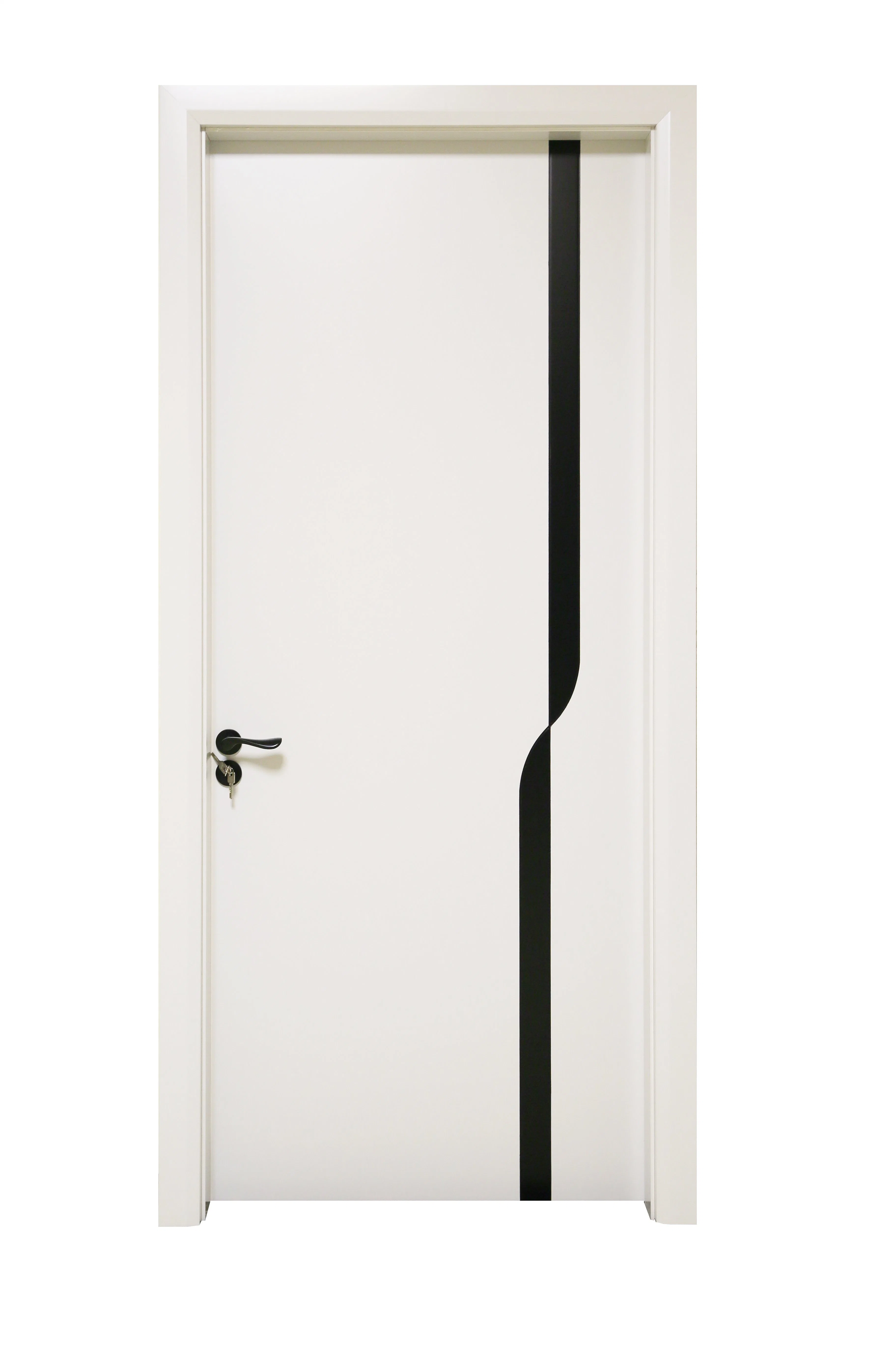 Anti-Mildew Wood Plastic Composite Door WPC Painting Interior Door