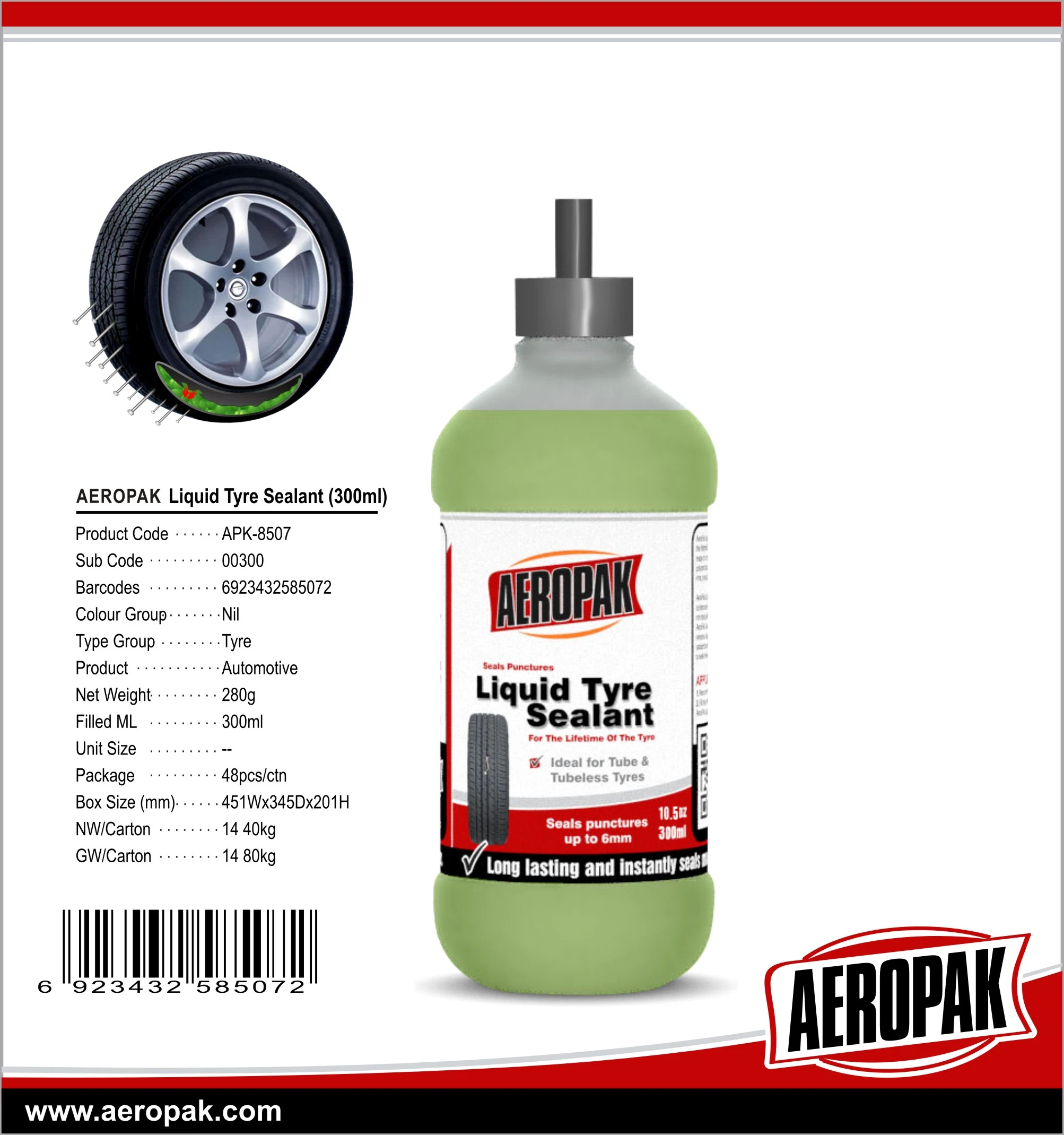 Hot Sales Liquid Tire Sealant