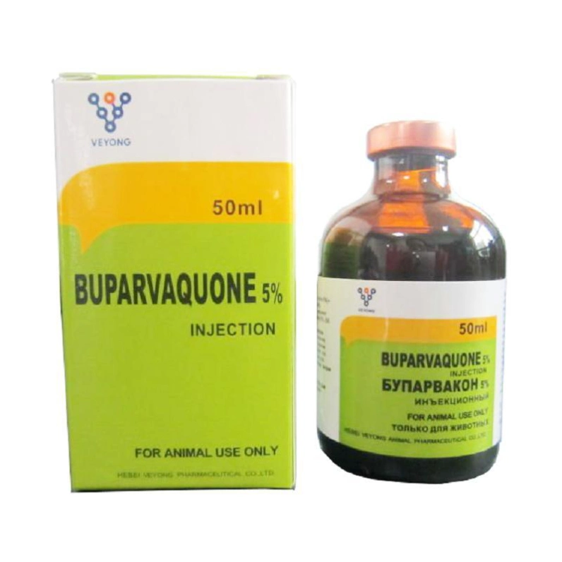 5% Buparvaquone inyectable para productos veterinarios forma de dosificación Inyección líquida