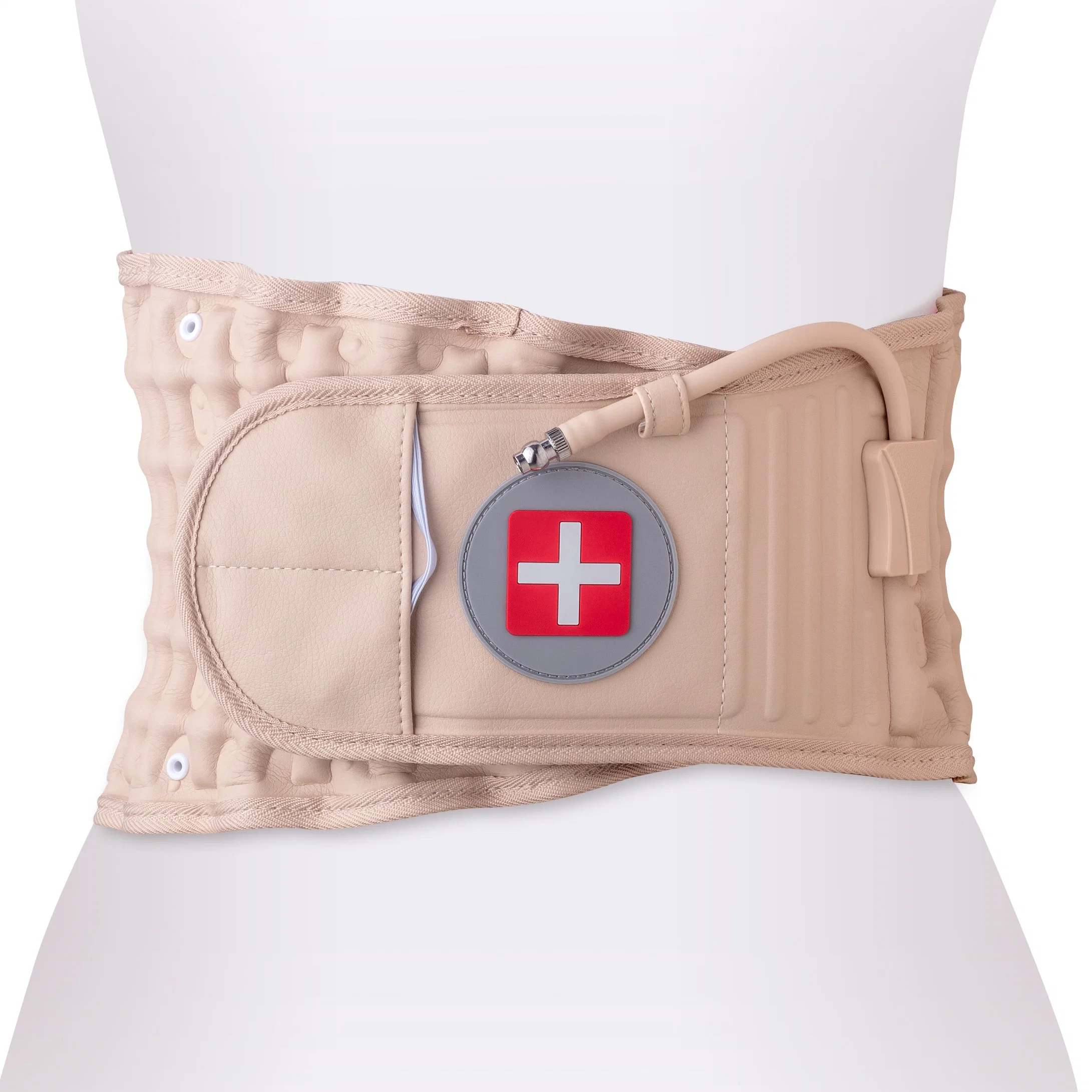 New Decompression Back Belt Waist Support Brace Lumbar Spinal Air Traction Belt