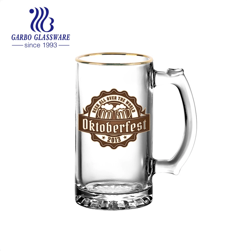 9oz embarcações criativo grossista transparente copos de cerveja cerveja caneca com alça de ananás personalizada