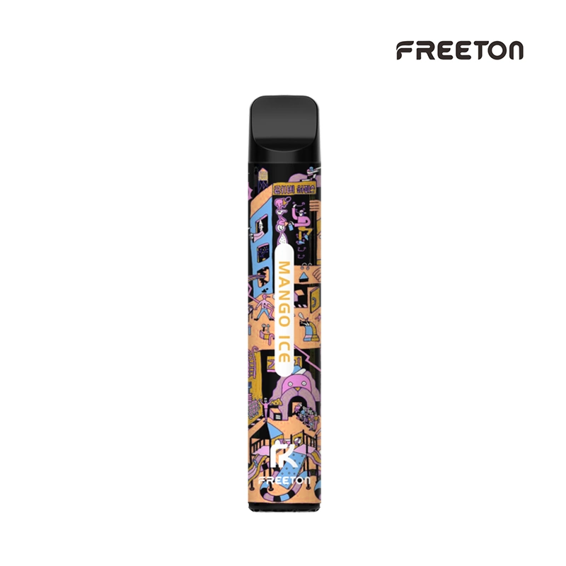 Disposable Electronic Cigarette Wholesale/Supplier 2021 Freeton New Edition Refill Vaporizer E Cigarette Puff  Color Customize Vaping Store Near Me