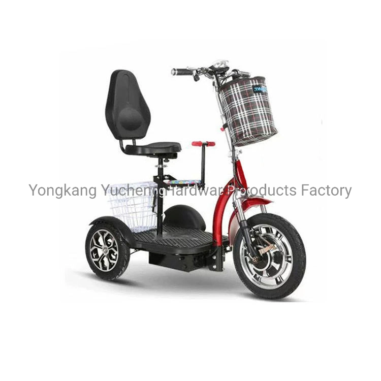 Electric Tricycle Trike 3 Wheel Electric Scooter with Thumb Throttle for Old People