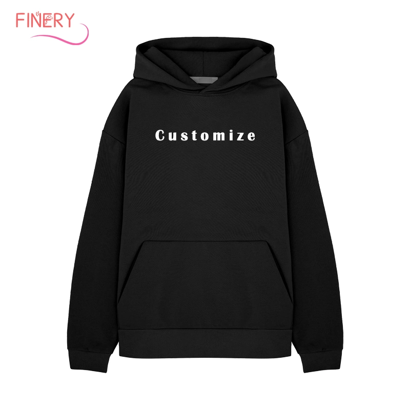 La Chine de la fabrication de coton Pull-over à Capuchon Sweat-shirt Premium polaire lourdes surdimensionnées hommes Hoodies personnalisés