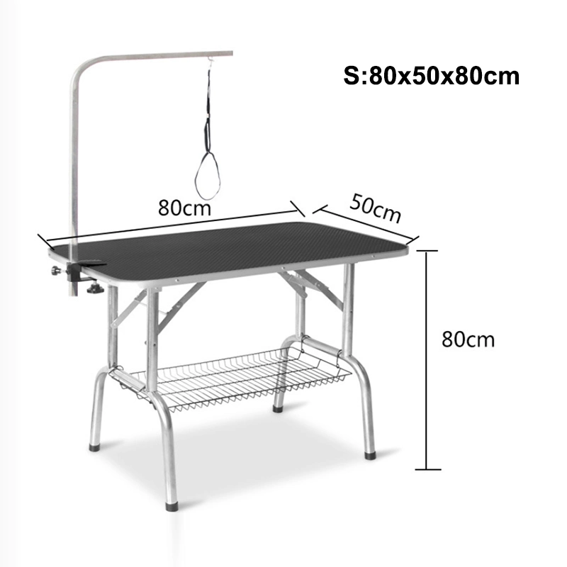 Perro mascota Grooming Mesa para perros grandes altura ajustable pesado Mesa de secado portátil de trabajo