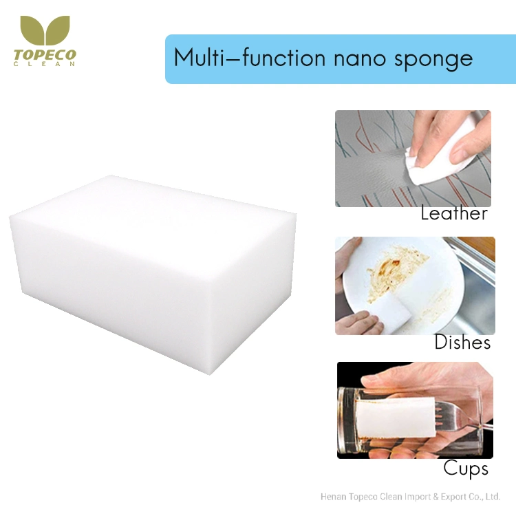 Topeco China Supplier Nano Eraser Magic Melamine Foam Household Cleaning Daily Products