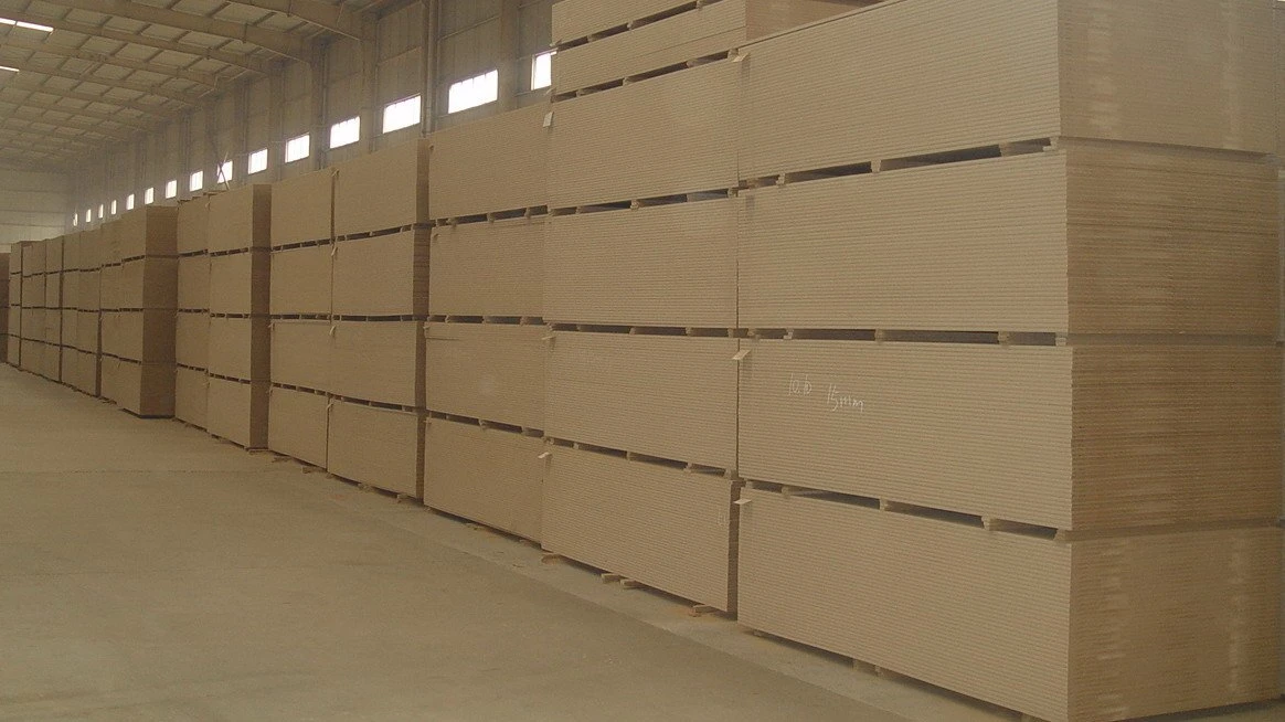 Chapa MDF Plain MDF Board al por mayor MDF Chapa de MDF