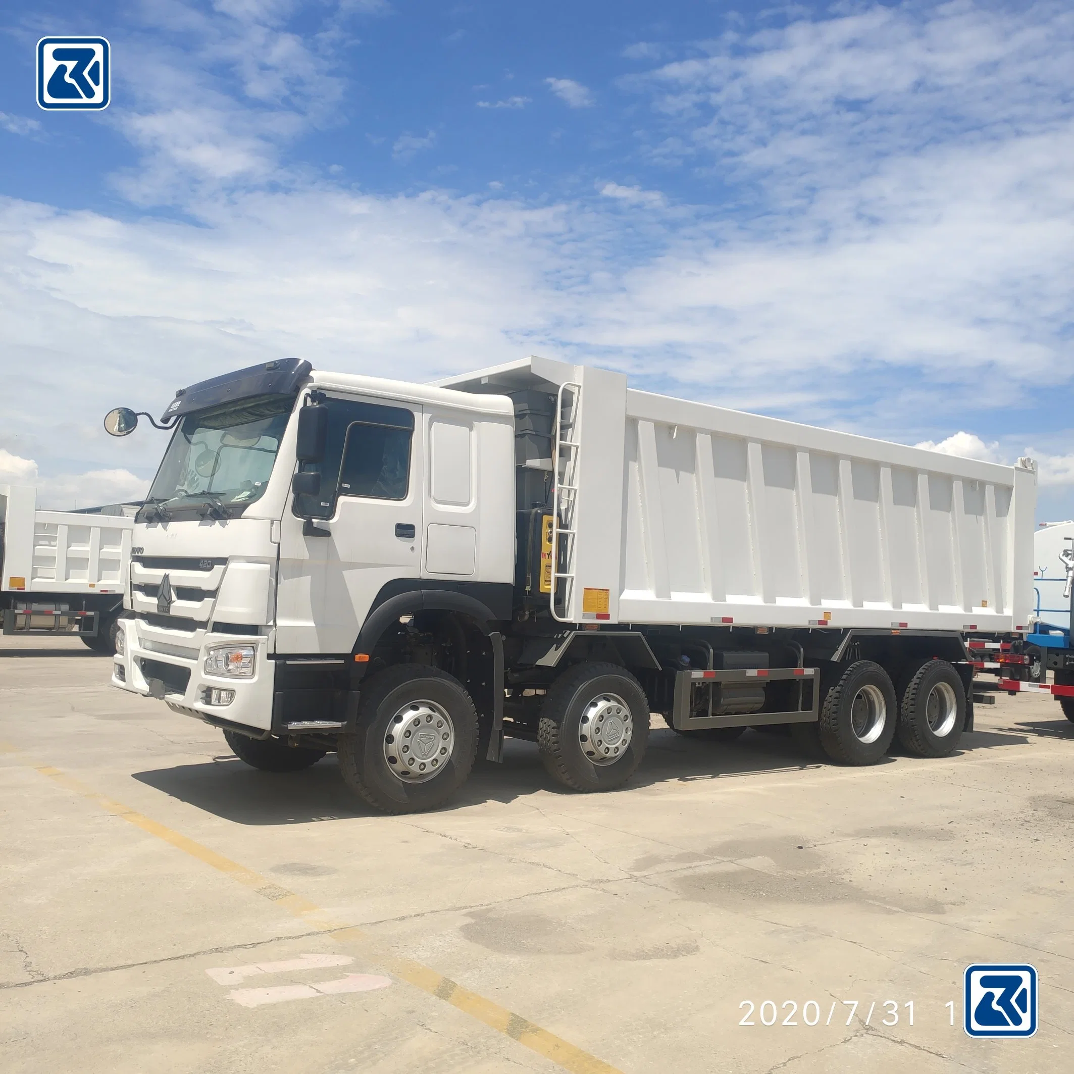 Camiones usados pesados HOWO nueva sino Sinotruk Beiben Dongfeng Shacman Foton 8X4 Dumper volquete camión volquete basculante