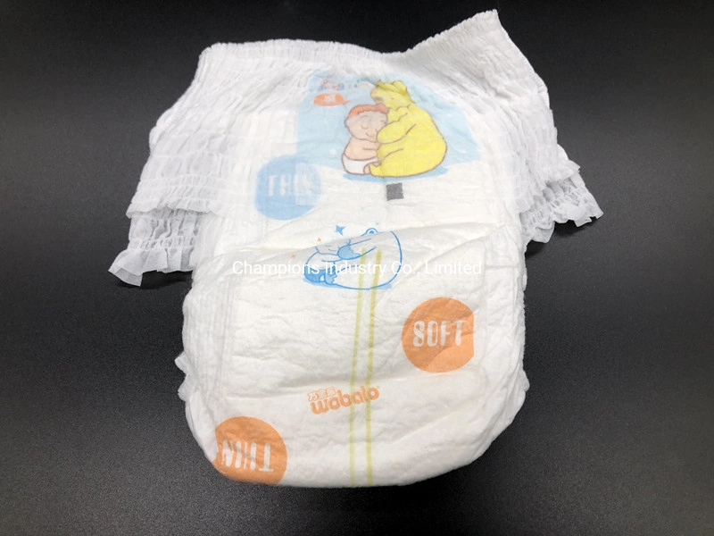 Disposable 3D Leak Guard Fluff Pulp Type Training Pant Baby Products