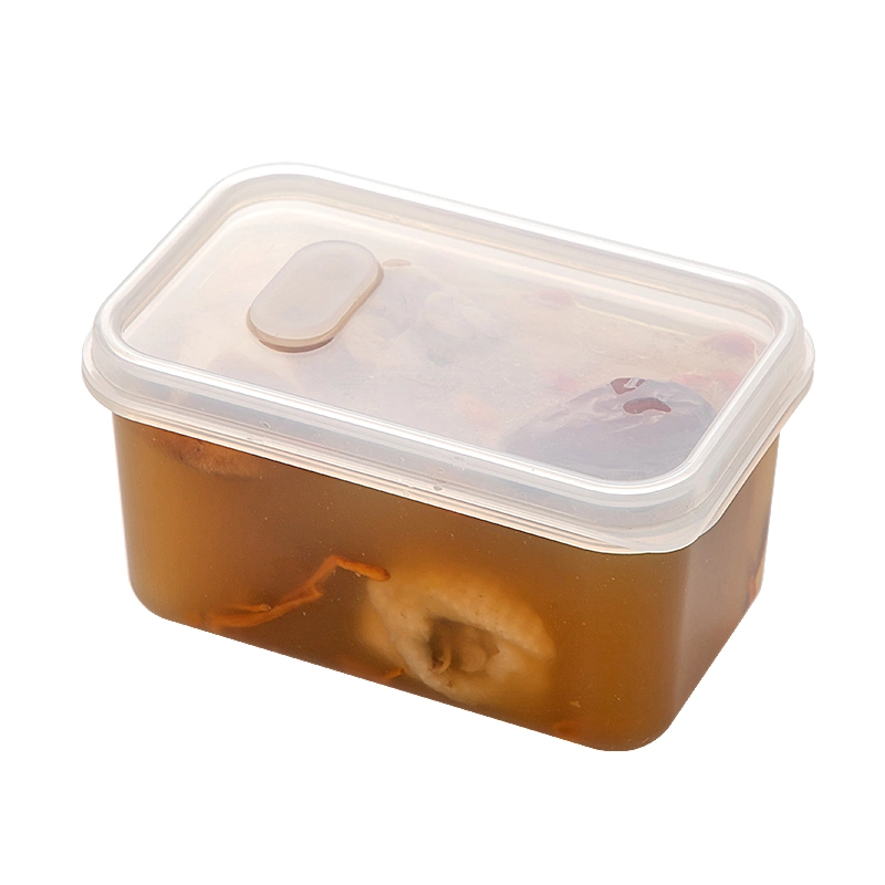 صندوق غداء بلاستيكي أدوات مائدة سائلة مانعة للتسرب في حاوية الحساء