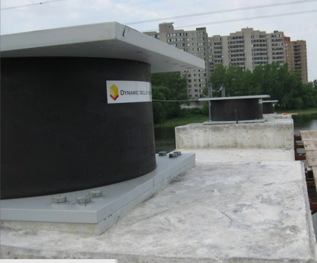 High Damping Seismic Isolation Bridge and Building Hdr Bearing