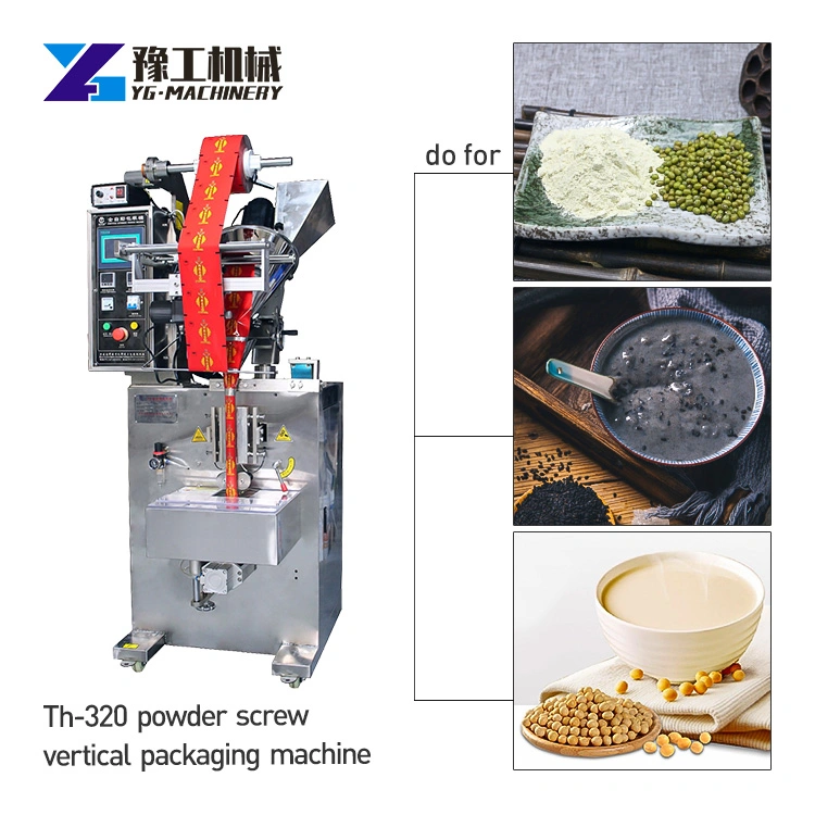 Automatic 500g 1kg 5kg Powder Wheat Maize Rice Flour Ground Coffee Detergent Powder Auger Filling Packing Packaging Machine