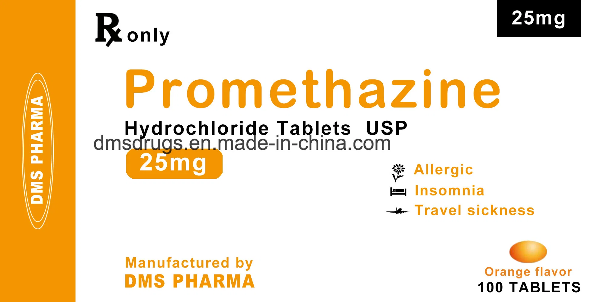 Promethazine Hydrochloride Tablets for Human