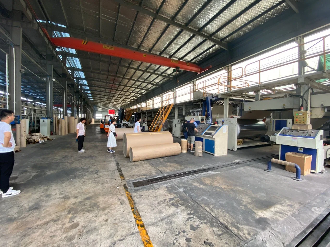 Recycled Material Semi-Automatic Haiyang Henan China Paper Machine Cardboard Production Line