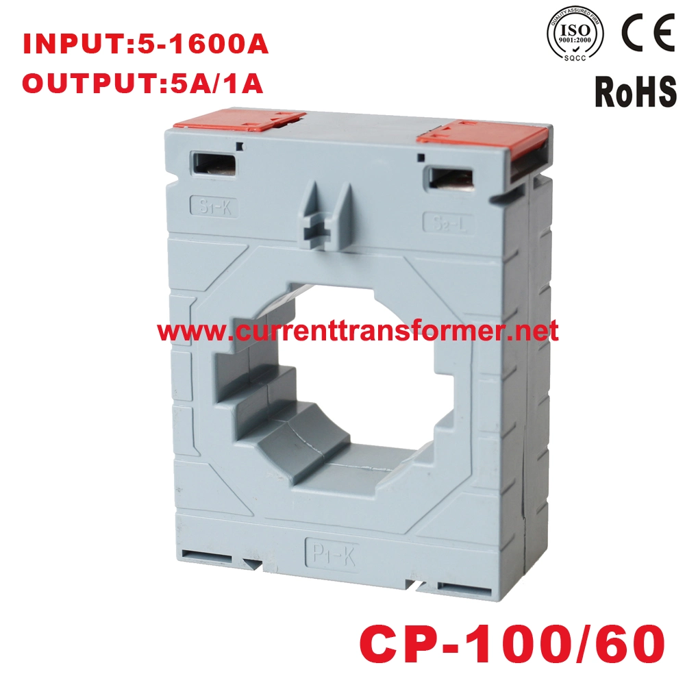 CP-100/60 محول التيار الدائري Cl0.5 يعتمد سكة Mes DIN التصوير المقطعي المحوسب (CT