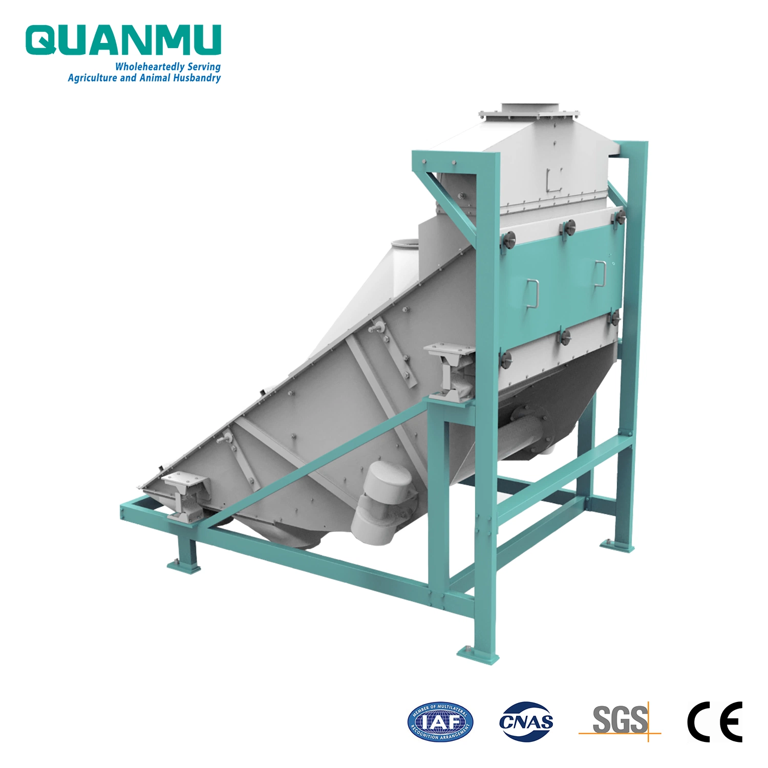 Best Price of Grain Raw Material and Animal Feed Pellet Vibrating Grading Sifter in Vibration Grader Sifter