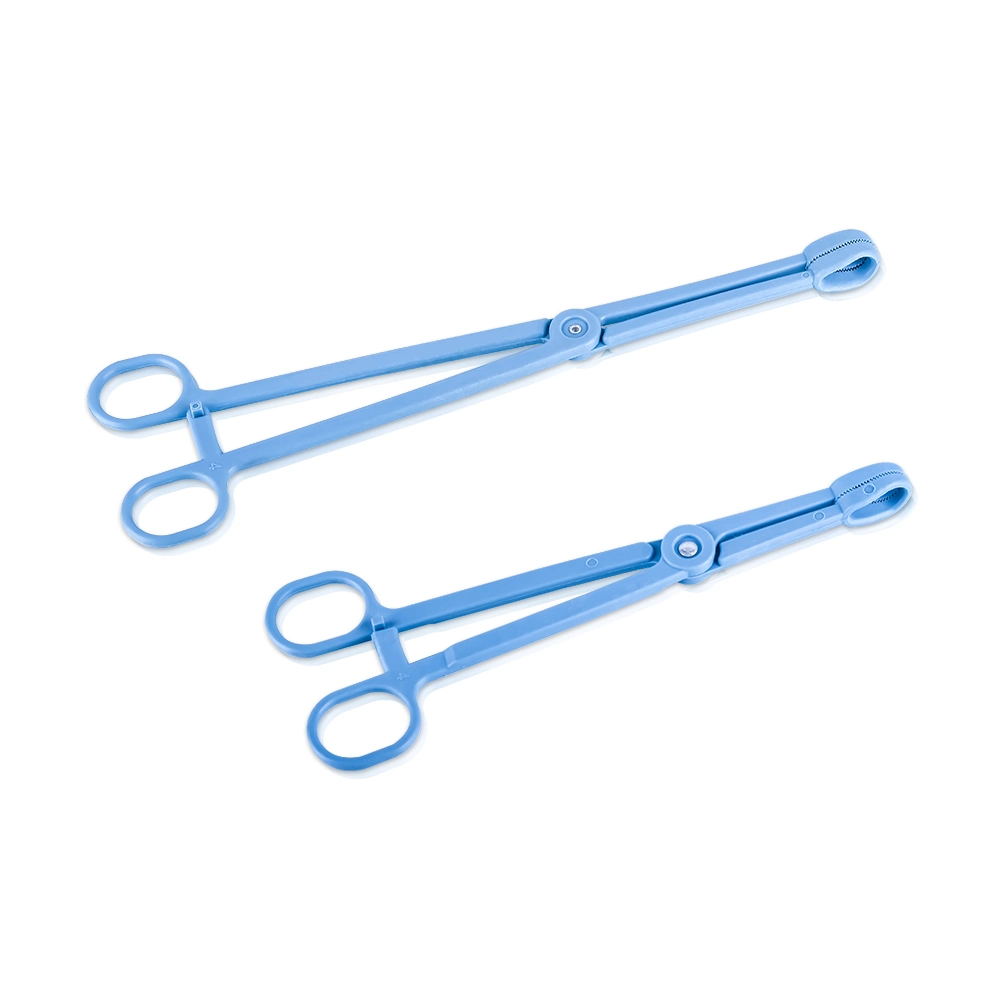 Surgical Blood Stopping Forceps Medical Clamp Plastic Forceps Disposable Hemostatic Bleeding Stop Forceps