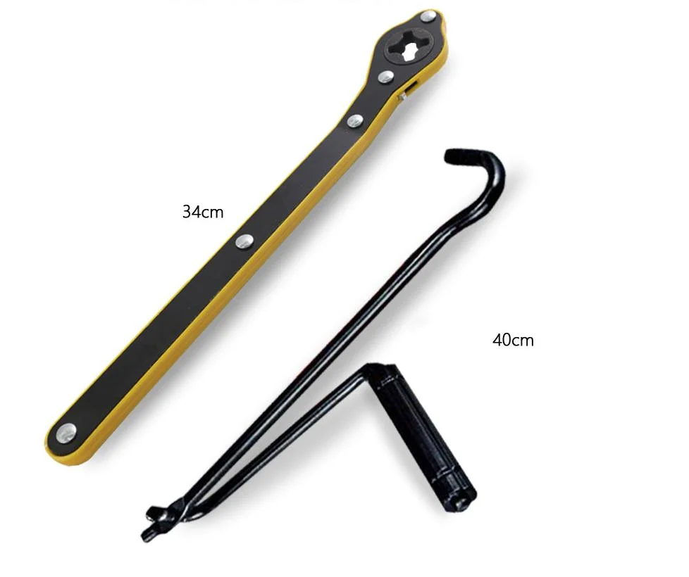 Made of CRV, Car - Mounted Hand Jack, Labor-Saving Ratchet Wrench, Labor-Saving Rocker Tire Removal Tool, 34mm, Labor-Saving Wrench, Tools