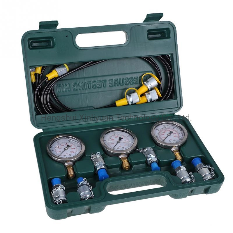 Hydraulic Pressure Measuring Device and Digger Box and Pressure Test Kit