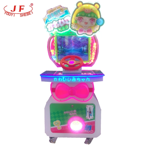 Cute Baby Speed Forest 2 Coin Operated Skate Parkour Game Dispense Capsule Toy Kiddie Kids Video Acrade Game Machine